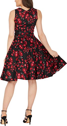 Black Butterfly ‚Aura‘ Classic Harmony Kleid im 50er-Jahre-Stil (Rote Rosen, EUR 38 – S) - 3