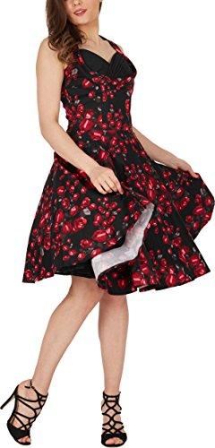 Black Butterfly ‚Aura‘ Classic Harmony Kleid im 50er-Jahre-Stil (Rote Rosen, EUR 38 – S) - 4