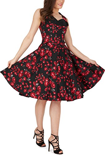 Black Butterfly ‚Aura‘ Classic Harmony Kleid im 50er-Jahre-Stil (Rote Rosen, EUR 38 – S) - 5