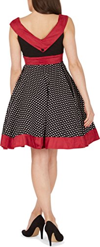 ‚Sylvia‘ Vintage Polka-Dots Pin-up-Kleid - 3