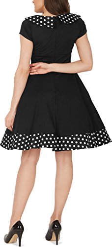 Rhianna‘ Vintage Polka-Dots Swingkleid - 4