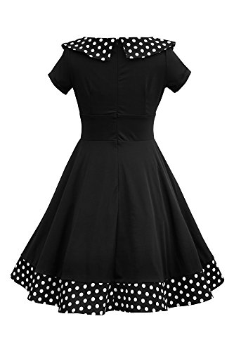 Rhianna‘ Vintage Polka-Dots Swingkleid - 2