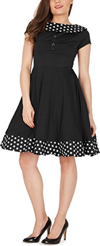 Rhianna‘ Vintage Polka-Dots Swingkleid - 6