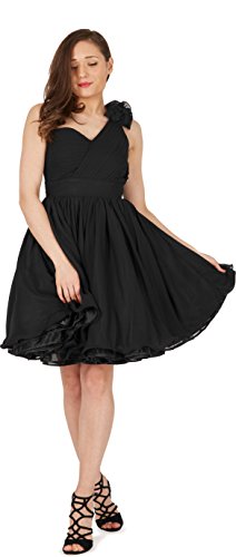 BlackButterfly ‚Clarissa‘ Vintage Clarity Kleid im 50er-Jahre-Stil (Schwarz, EUR 36 – XS) - 4