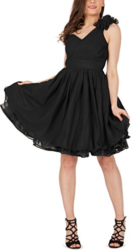 BlackButterfly ‚Clarissa‘ Vintage Clarity Kleid im 50er-Jahre-Stil (Schwarz, EUR 36 – XS) - 5