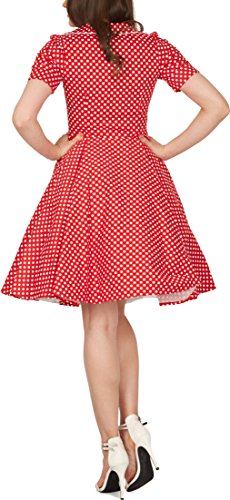 ‚Sabrina‘ Vintage Polka-Dots Kleid im 50er-J-Stil - 3