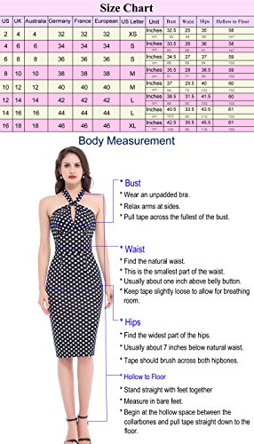 1950er Dress Knielang Cocktailkleider Partykleid Schwarz BP158-1 - 3