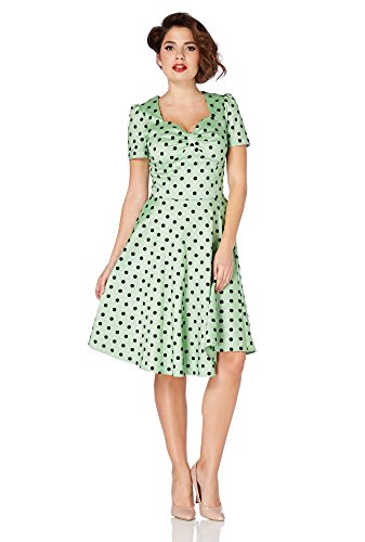 Voodoo Vixen Kleid HANNA DRESS 2498 Grün XL - 2