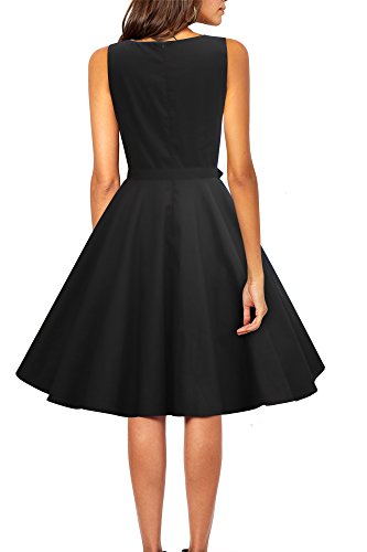 Black Butterfly ‚Audrey‘ Vintage Clarity Kleid im 50er-Jahre-Stil (Schwarz, EUR 36 – XS) - 2