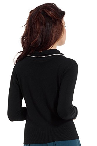 Voodoo Vixen – Katy Black Cardigan M - 2