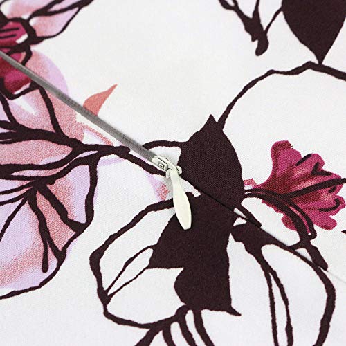 Tailloday Damen 50er Jahre Art Rock Vintage Floral Rockabilly Swing Tellerrock L - 6