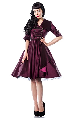 Maritimes 50er Jahre Rockabilly Captain Kleid mit Gürtel