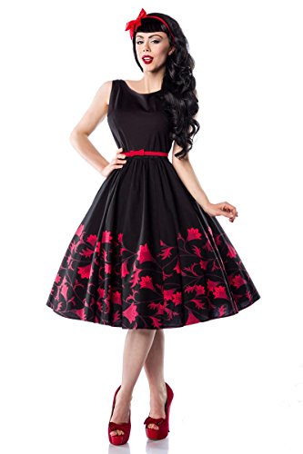 50er Jahre Rockabilly Kleid mit mit schönem Blumenmuster