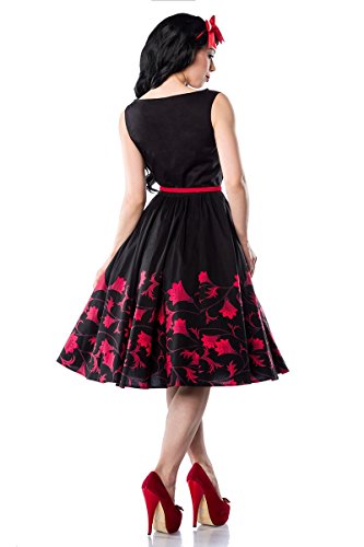 50er Jahre Rockabilly Kleid mit mit schönem Blumenmuster - 2