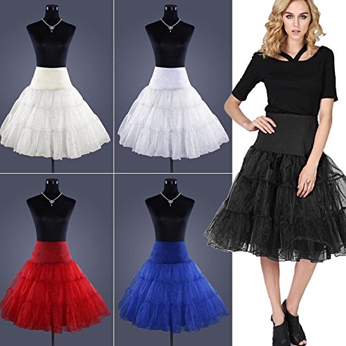 Boolavard® TM 50 von 1950er Rockabilly Petticoat Rock Vintage Swing - 7