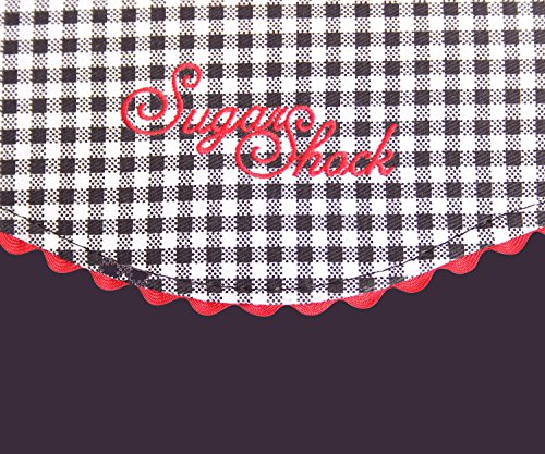 SugarShock Blanche 50s retro Tasche Rockabilly Gingham Handtasche - 3