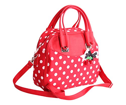 SugarShock Elsa 50s retro Polka Dots Tasche Rockabilly Handtasche - 2