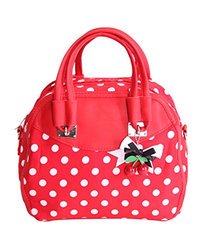 SugarShock Elsa 50s retro Polka Dots Tasche Rockabilly Handtasche - 3