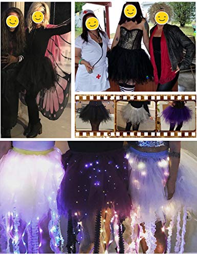 Bbonlinedress Kurz Retro Petticoat Rock Ballett Blase 50er Tutu Unterrock Black L - 5