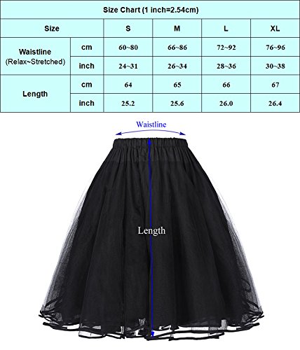 50s Vintage Petticoat Unterrock Petticoat Weiss - 3