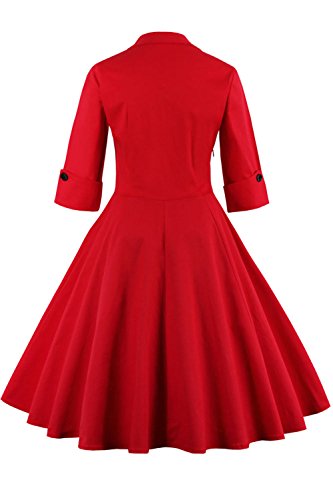 Babyonline Rockabilly 50er Polka Dots Punkte 1950er Kleid Petticoat Faltenrock L - 2
