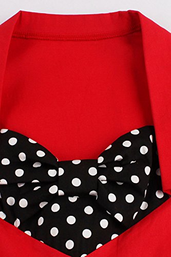 Babyonline Rockabilly 50er Polka Dots Punkte 1950er Kleid Petticoat Faltenrock L - 3
