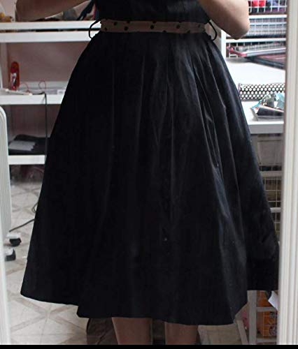 Flora 50s Vintage Rockabilly Petticoat Skirt, 25″ Length Net Underskirt (EU 42-50 (L-XXL), schwarz) - 4