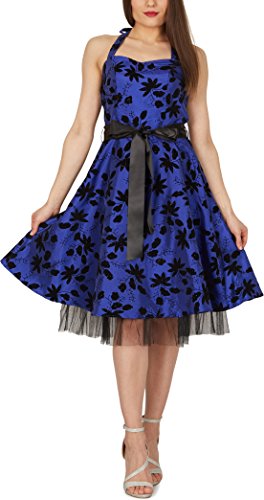 Black Butterfly ‚Maisy‘ Satin Essence Rockabilly-Kleid - 5