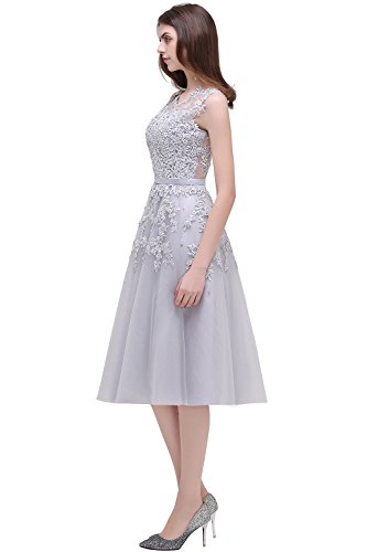 MisShow® 50s Retro Vintage Rockabilly Kleid Partykleider Cocktailkleider - 