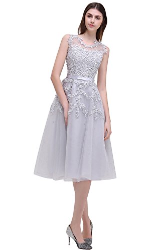 MisShow® 50s Retro Vintage Rockabilly Kleid Partykleider Cocktailkleider - 