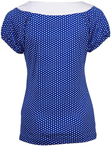 Küstenluder OTELIA Punkte Polka Dots Retro Fifties Oberteil Shirt Rockabilly - 