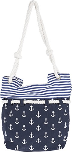 Küstenluder ALENA Sailor ANCHOR Anker Nautical Canvas SHOPPER Bag Rockabilly - 