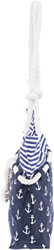 Küstenluder ALENA Sailor ANCHOR Anker Nautical Canvas SHOPPER Bag Rockabilly - 