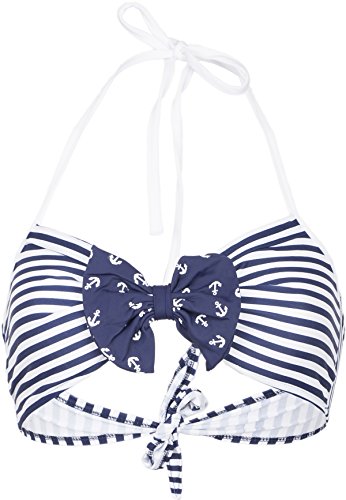 Küstenluder MADIE 50s Sailor ANCHOR Anker Bow Pin Up BIKINI Set Rockabilly - 