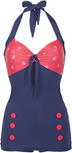 Küstenluder NEOMA Sailor ANCHOR Nautical 50s BADEANZUG Swimsuit Rockabilly