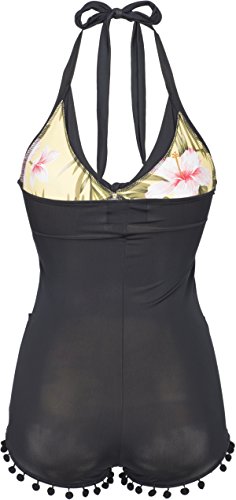 Küstenluder CHAYA Vintage HIBISCUS Tiki Hawaii Pom Pom 50s BADEANZUG Swimsuit - 3