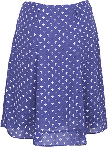 Küstenluder ISLA Sailor ANCHOR Anker Chiffon Ruffle Retro Skirt ROCK Rockabilly - 5
