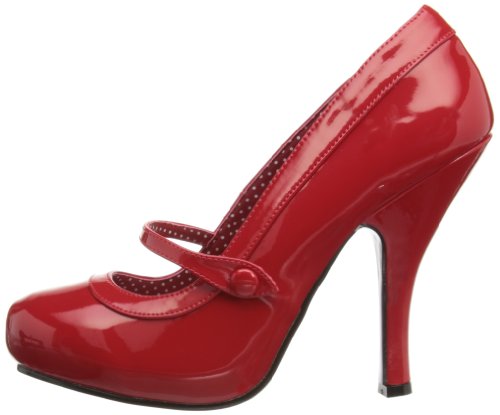 Vintage Schuhe – Pleaser PinUp Couture  Damen Pumps, Rot - 7