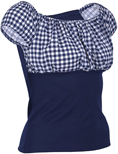 Küstenluder NEELY Gingham 50s Scot Pepita Retro BLUSE Shirt Rockabilly - 