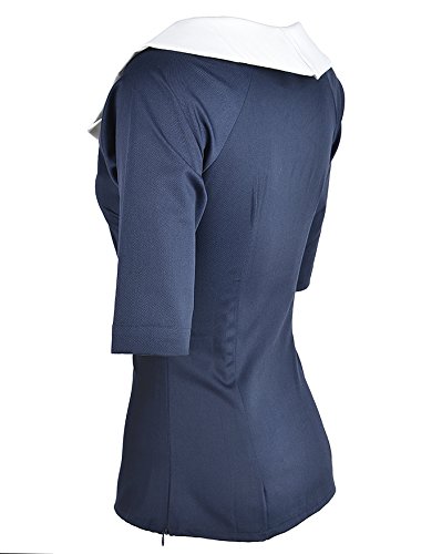 Küstenluder ALVINA Vintage SAILOR Collar Retro BLUSE Pin Up Rockabilly - 