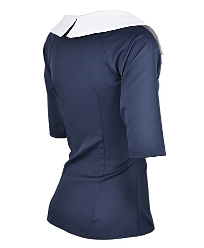 Küstenluder ALVINA Vintage SAILOR Collar Retro BLUSE Pin Up Rockabilly - 