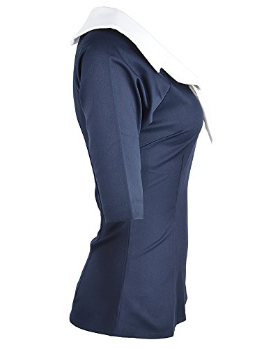 Küstenluder ALVINA Vintage SAILOR Collar Retro BLUSE Pin Up Rockabilly - 