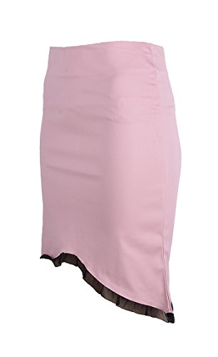 Edler PIN UP Pencil Skirt ROCK mit Ruffle Rockabilly - 