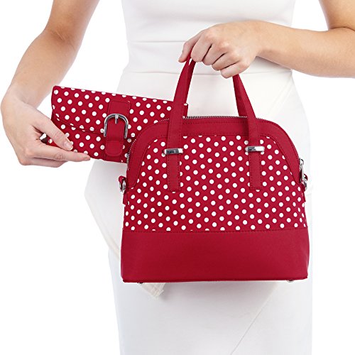 Ruby Shoo MOLLY Vintage Polka DOTS Punkte 50s Riemchen WEDGES / Pumps Rockabilly - 4