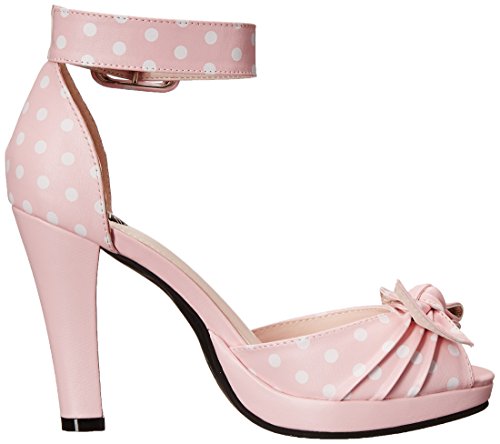 TUK STARLET Polka Dots ANKLE Riemchen BOW Pin Up HIGH HEELS Schuhe Rockabilly - 7