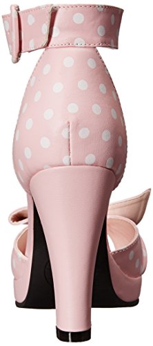 TUK STARLET Polka Dots ANKLE Riemchen BOW Pin Up HIGH HEELS Schuhe Rockabilly - 5