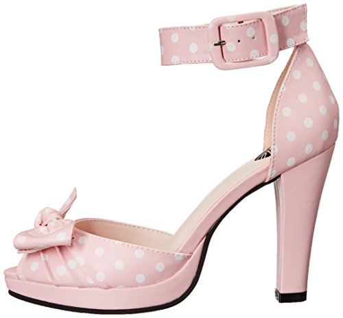 TUK STARLET Polka Dots ANKLE Riemchen BOW Pin Up HIGH HEELS Schuhe Rockabilly - 6