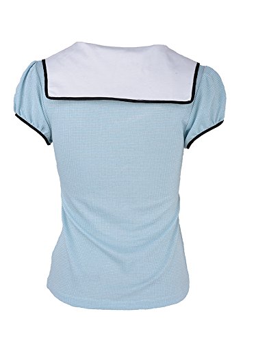Küstenluder VERNA 40s DOGTOOTH Sailor Pin Up SHIRT Rockabilly - 