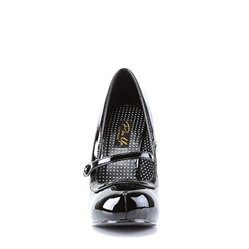 Pleaser PinUp Couture CUTIEPIE-02 Damen Pumps, Schwarz (Blk pat), EU 37 (UK 4) (US 7) - 2