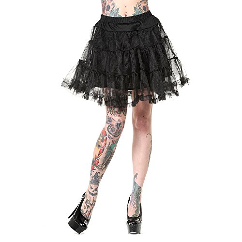 Banned Mini Petticoat Schwarz - Medium